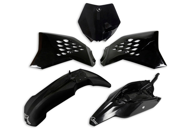 UFO Plastic kit zwart KTM SX 65