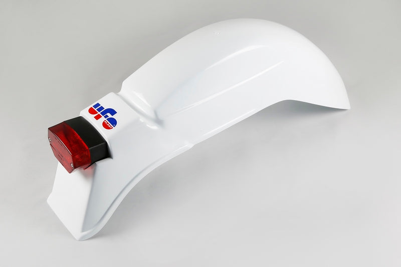 UFO Achterspatbord + licht wit