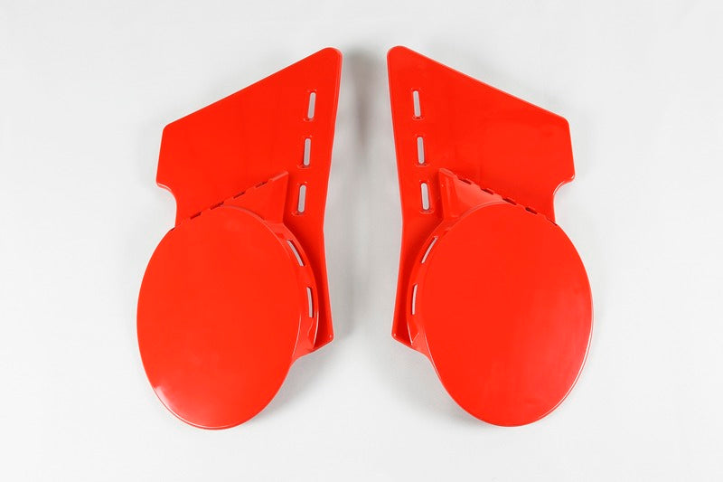 UFO Vintage zijnummerplaten rood Fantic 125