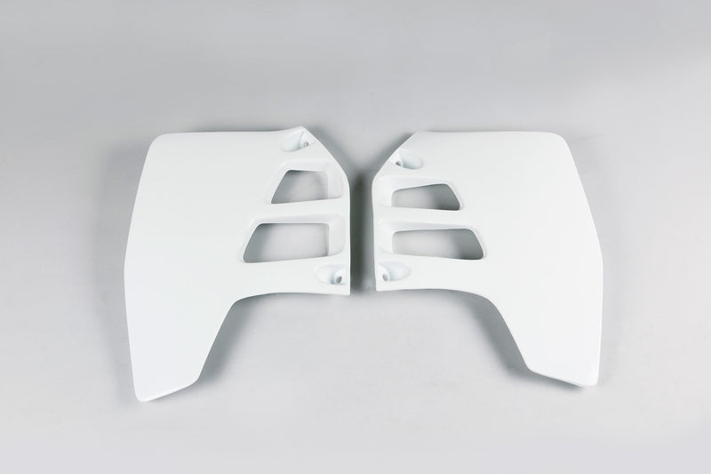 UFO Radiator shrouds white Suzuki RM125/250