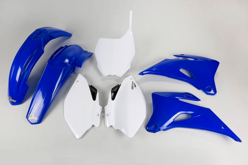 UFO Plastic kit OEM color blue/white Yamaha YZ250F/450F