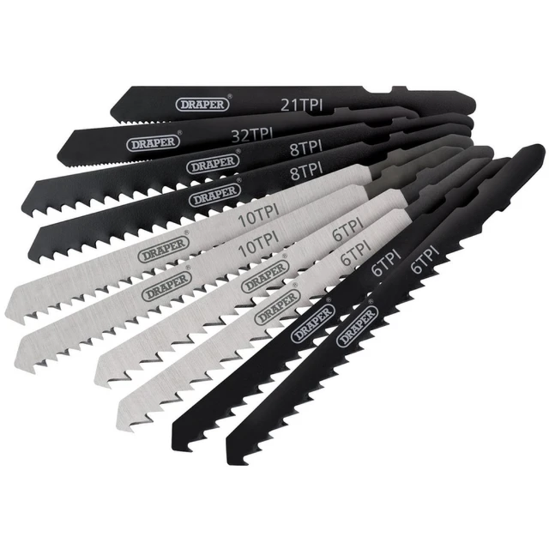 DRAPER Jigsaw Blade Set 10Pc J/S