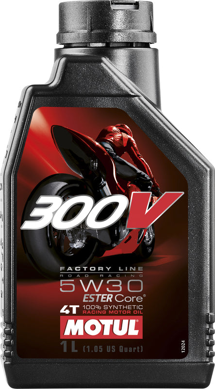 MOTUL 300V Factory Line Road Racing 4T Engine Oil - 5W30 1L