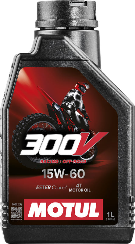 MOTUL 300V Factory Line Off Road Racing 4T Engine Oil - 15W60 1L
