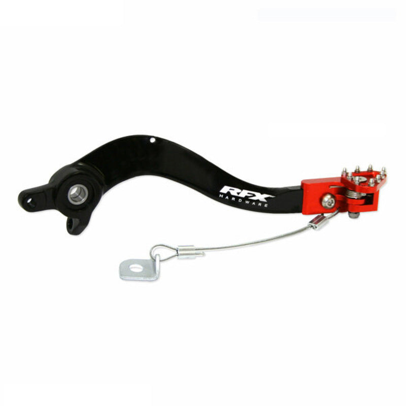 RFX Pro FT Rear Brake Lever - Black/Orange