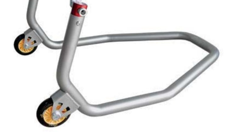 LIGHTECH Paddock stand with 2 wheels and rollers