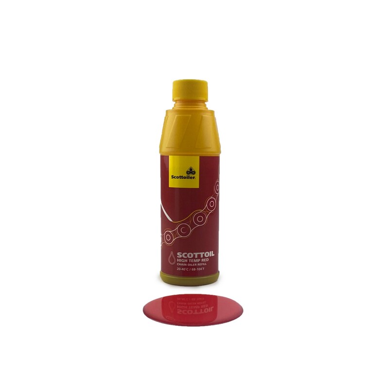 SCOTTOILER High Temp Red Chain Lubricant - 250ml Bottle