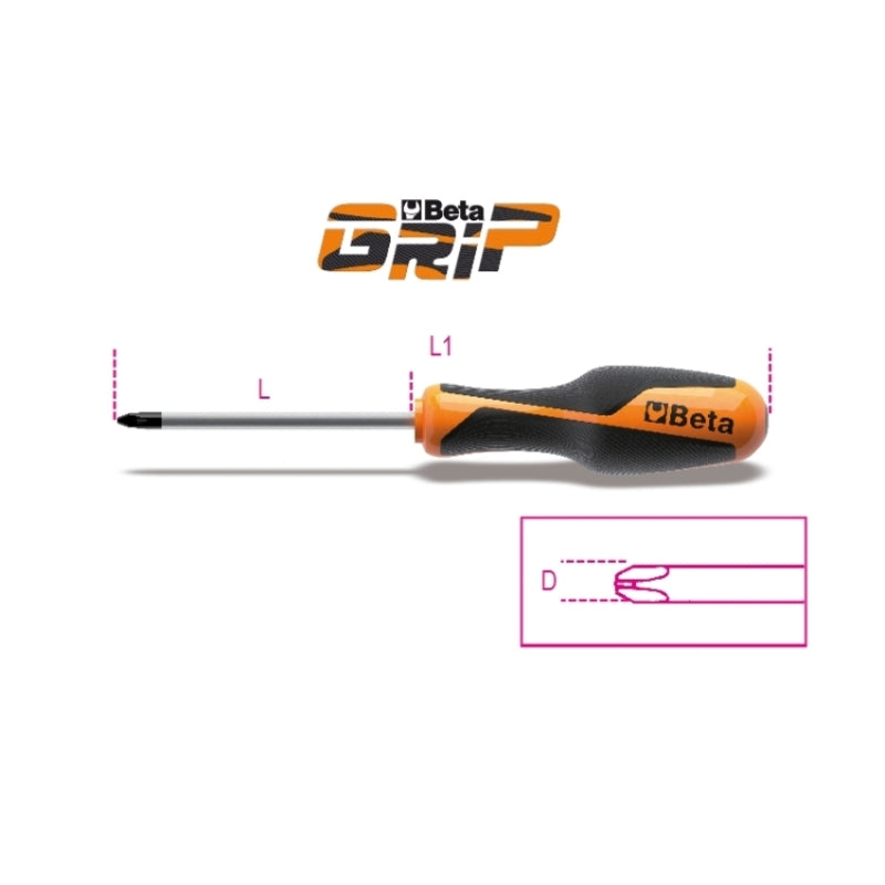 BETA Schroevendraaiers voor Phillips® kruiskop schroeven 8 X 150