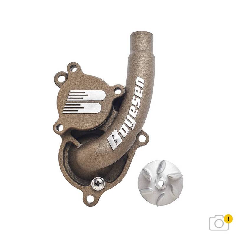 BOYESEN SuperCooler Waterpompdeksel + waaier reparatiekit - Zwart