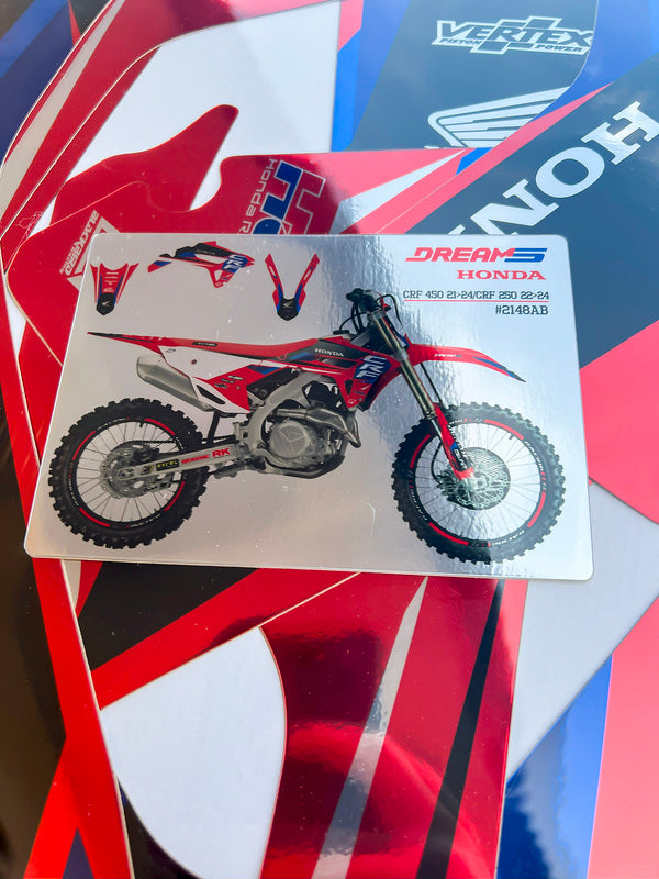 BLACKBIRD Dream Graphic 5 Stickerset - Chrome EFX Version