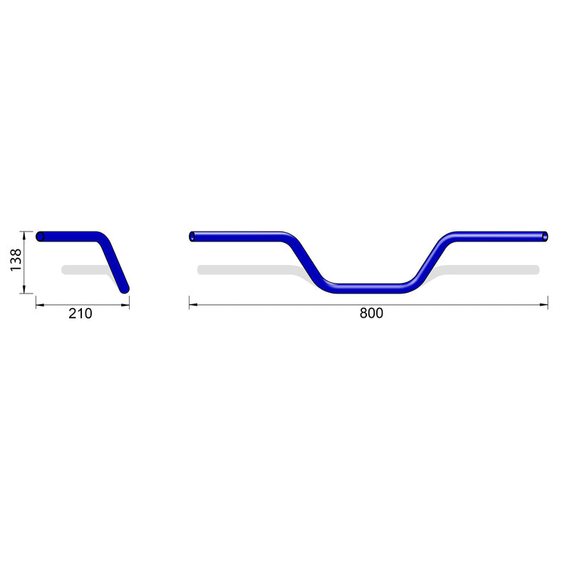 HIGHSIDER pro Touring L03 Handlebar Chrome Steel