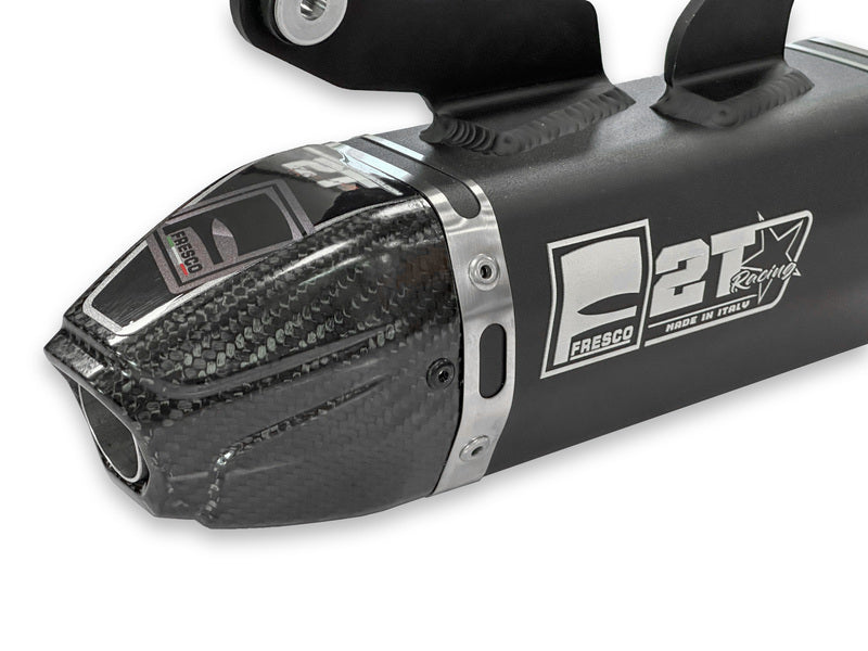 FRESCO Carby Einddemper zwart aluminium/carbon eindkap