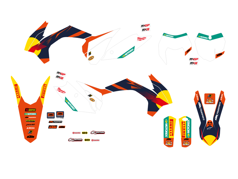 BLACKBIRD Replica Compleet stickerset