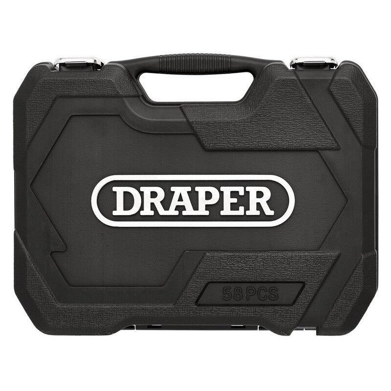DRAPER HI-TORQ® Metrische doppen- en bitset - 3/8" Sq. Dr. - 58 stuks