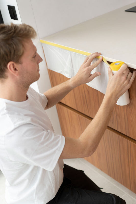 HPX Easy Mask Fine Line Masking Tape - 550 X 33mm