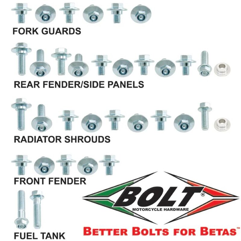 BOLT Body Work Fastener Kit for Beta