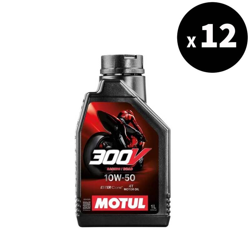 MOTUL 300V Factory Line Road Racing 4T Motorolie - 10W50 1 L x12