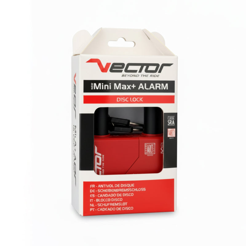 VECTOR Kit – 1000x14 mm Ketting en New Minimax+ Alarm schijfremslot