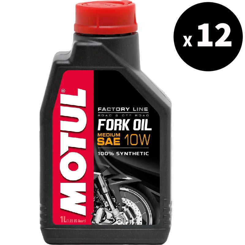 MOTUL Factory Line Vorkolie – 10W – 1 L (x12)
