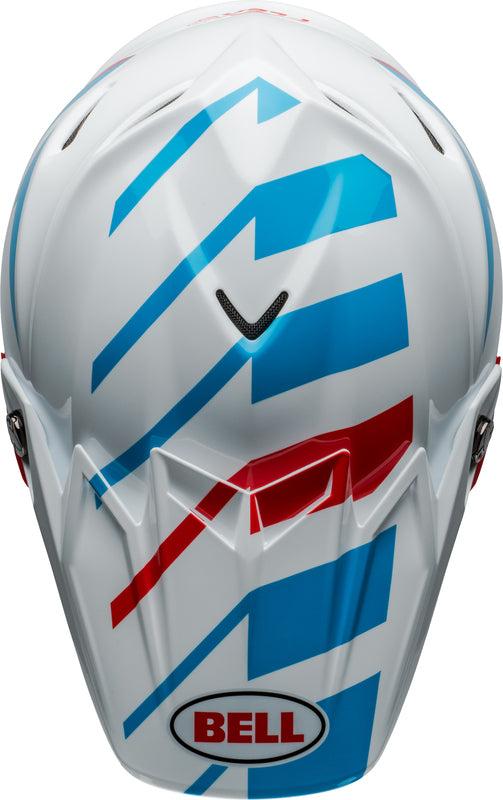 BELL Moto-9S Flex helm - Banshee Gloss White/Red