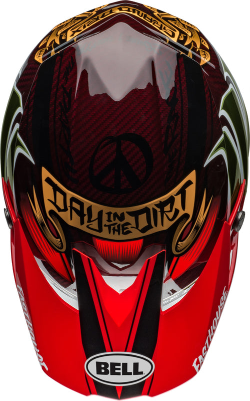 BELL Moto-10 Spherical helm - Fasthouse DITD 24 Gloss Red/Gold