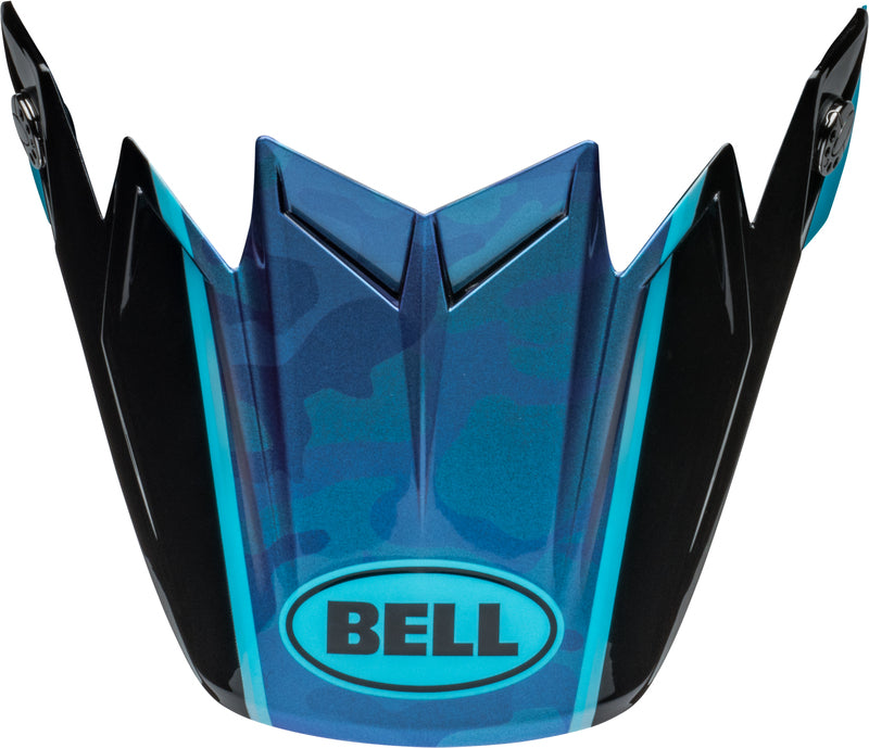 BELL Moto-9S Flex Vizier - Sprite Gloss Black/Blue
