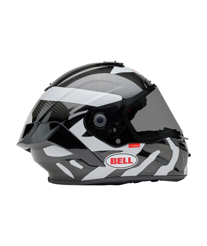 BELL Race Star DLX Helm - Hello Cousteau Equidae Matte Gloss Black/Gray