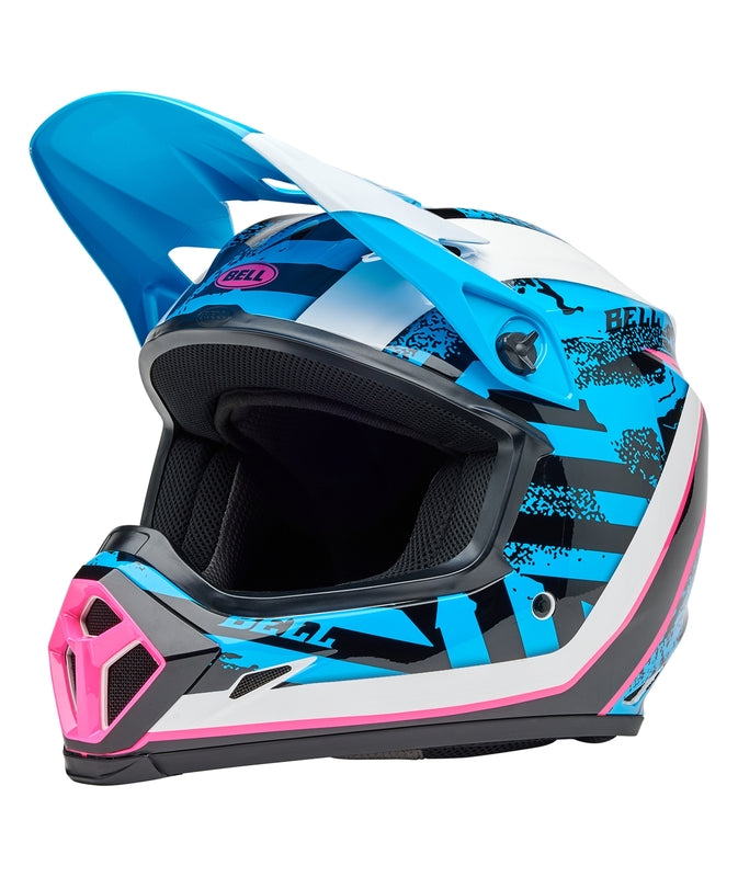 BELL MX-9 Mips Helmet - Breakdance Gloss Blue/Pink