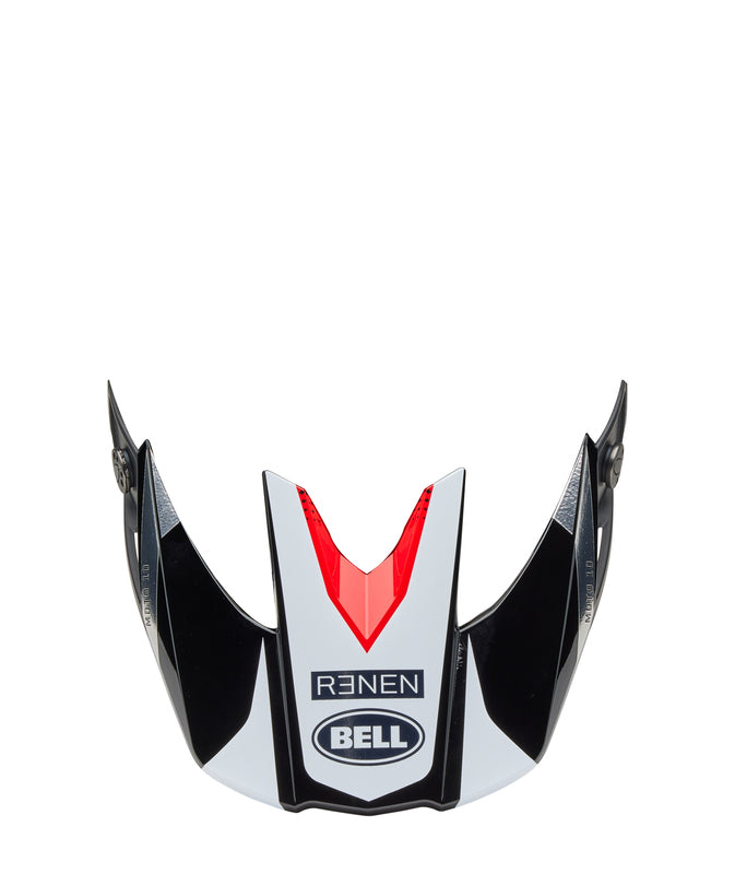 BELL Moto-10 Visor - Renen Raycon Matte Gloss Black/White