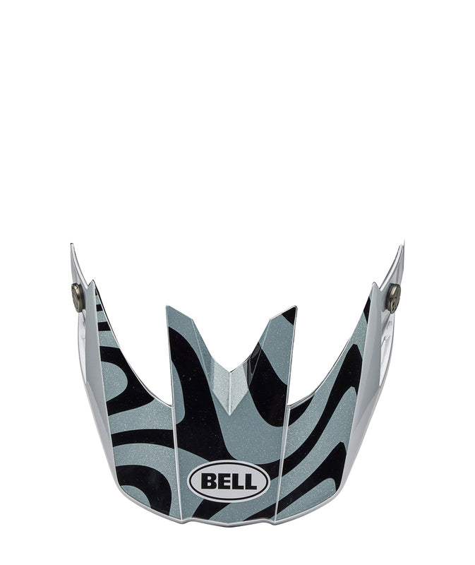 BELL Moto-10 Visor - Cortex Gloss Silver Gray