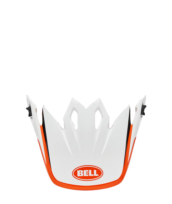 BELL MX-9 Mips Visor - Rift Orange/White