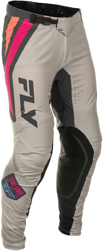 FLY RACING Lite SE Vice Pants - Light Grey/Pink/Coral