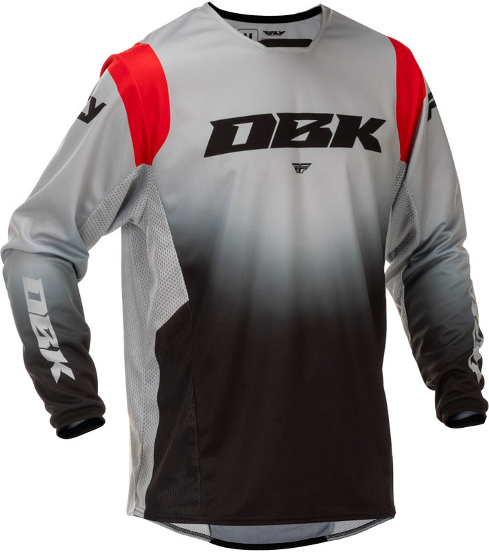 FLY RACING Kinetic DBK Special Edition Jersey - Grijs/Zwart/Rood