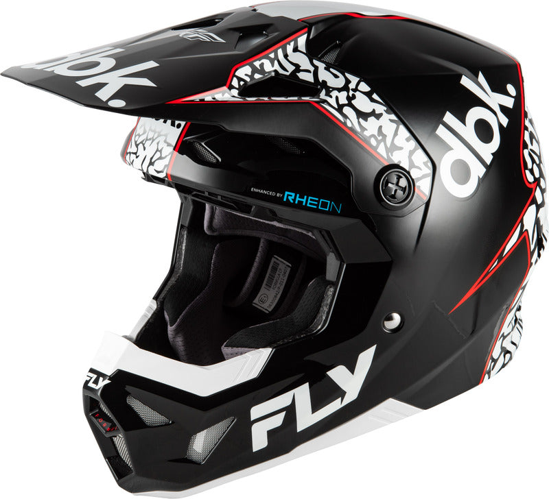 FLY RACING Formula CP Special Edition DBK Helm - Zwart/Wit/Rood