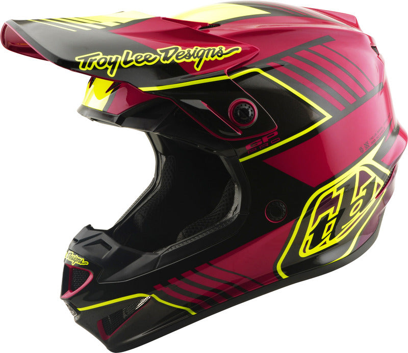 TROY LEE DESIGNS GP Pro Segment Kindermaat helm - Geel