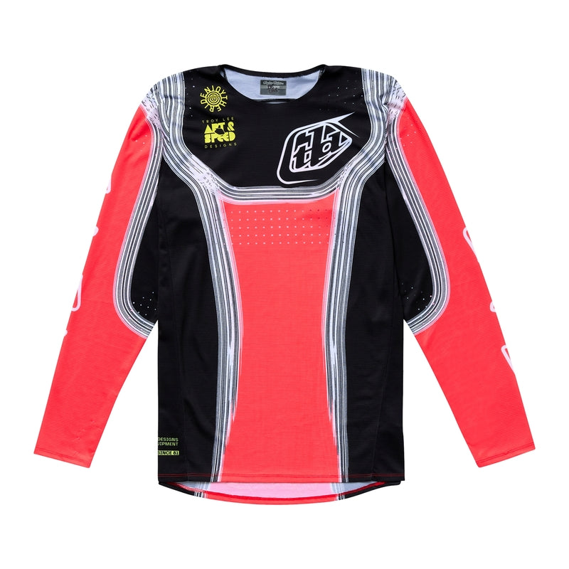 TROY LEE DESIGNS SE PRO Stripes Kindermaat jersey - Zwart/Multi