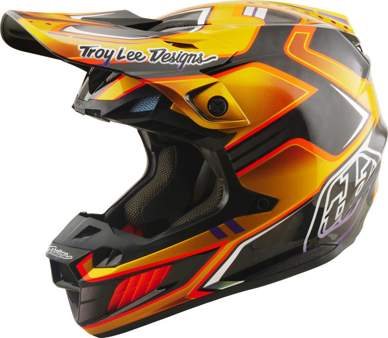 TROY LEE DESIGNS SE5 Carbon Mips Helmet - Crest Gold