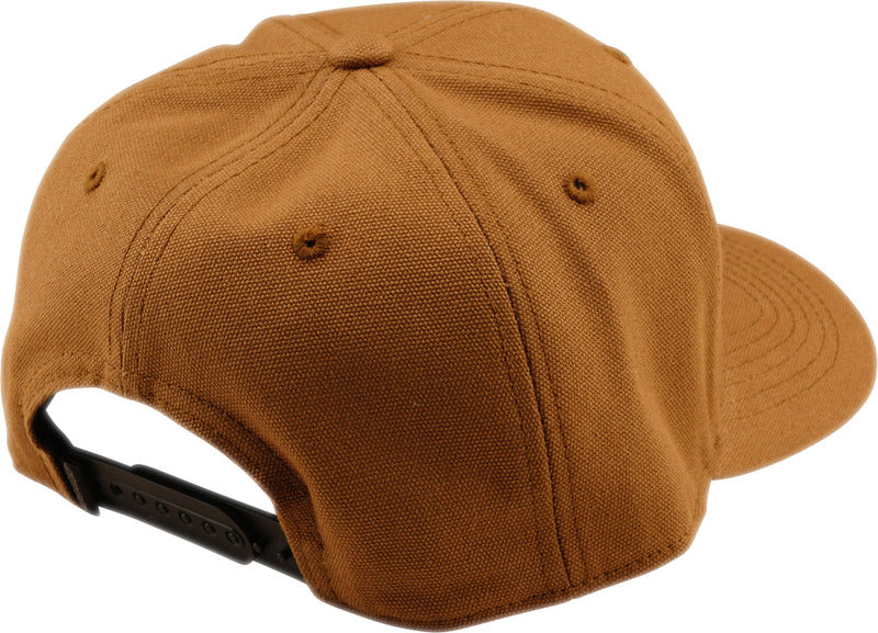 TROY LEE DESIGNS Curved Snapback Imprint Hat - Pumice/Black