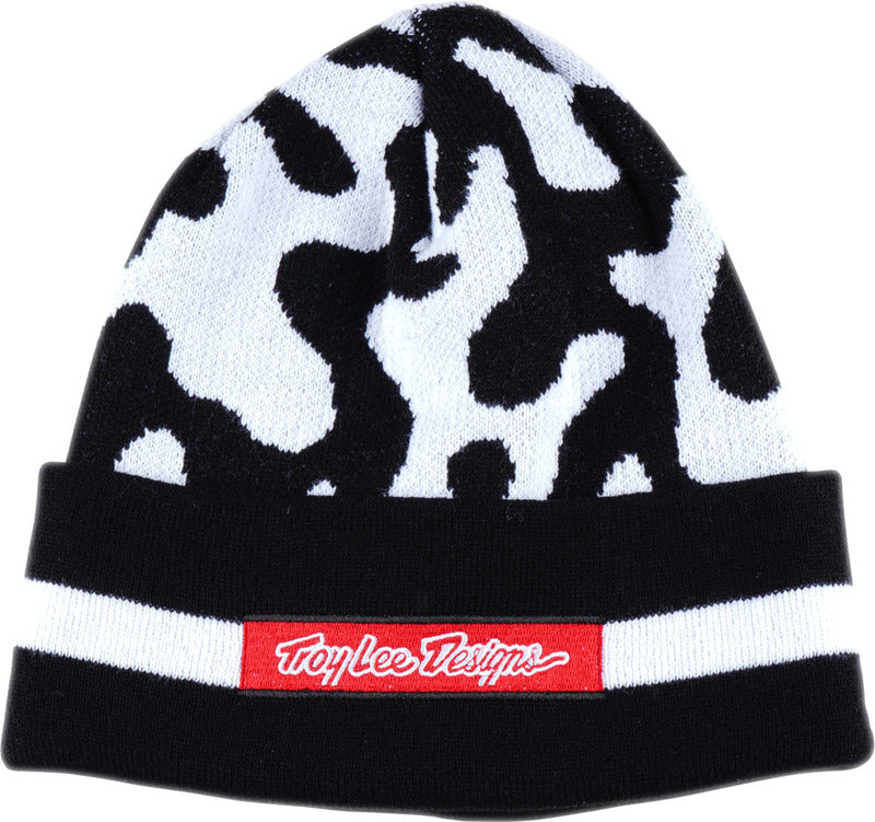 TROY LEE DESIGNS Flow Camo Beanie - Black/White