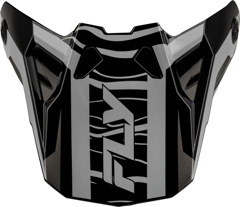 FLY RACING Formula CP Charge Vizier – Zwart/Grijs/Light Grey