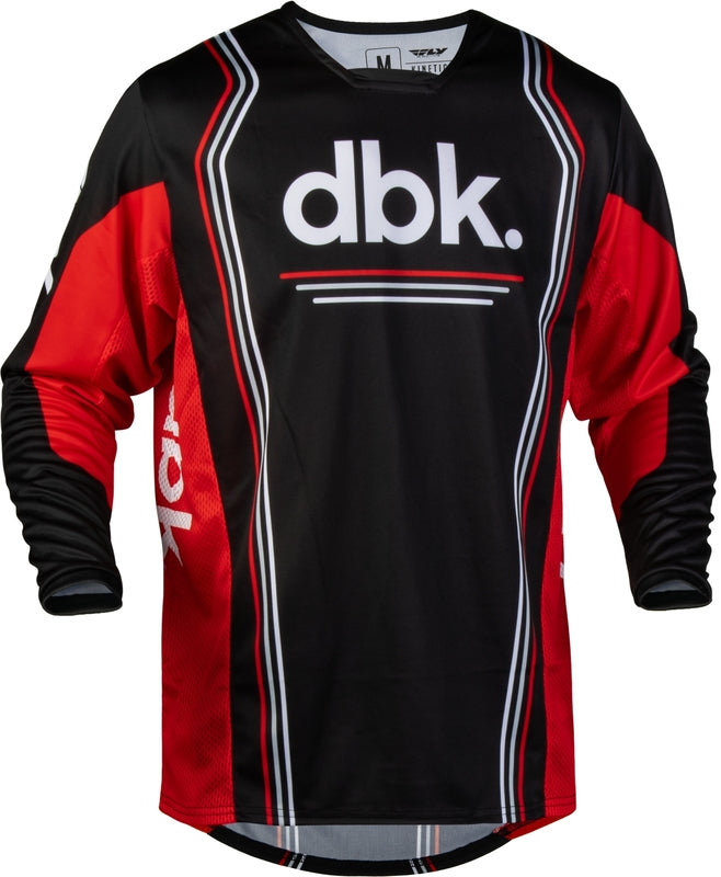 FLY RACING Kinetic DBK Jersey – Zwart/Rood/Wit