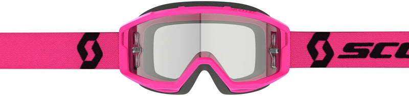 SCOTT Primal Crossbril – Zwart/Wit met Clear Works Lens