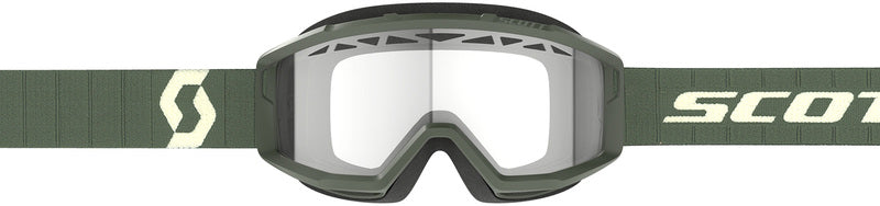 SCOTT Primal Enduro Crossbril – Zwart/Wit met S0 heldere lens