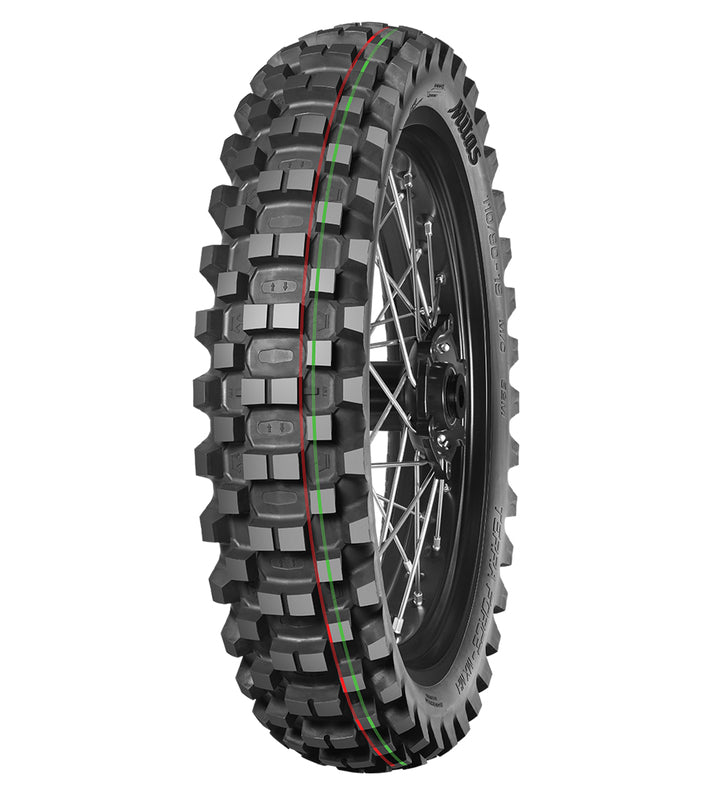 MITAS Band TERRA FORCE-MX MH 120/80-19 63M TT MEDIUM HARD TERRAIN RED GREEN NHS