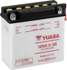 Yuasa Dry Charged Battery 12N5.5-3B