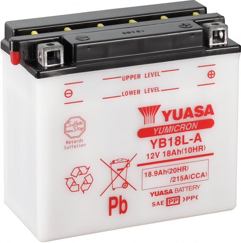 Yuasa Dry Charged Battery Yb18L-A