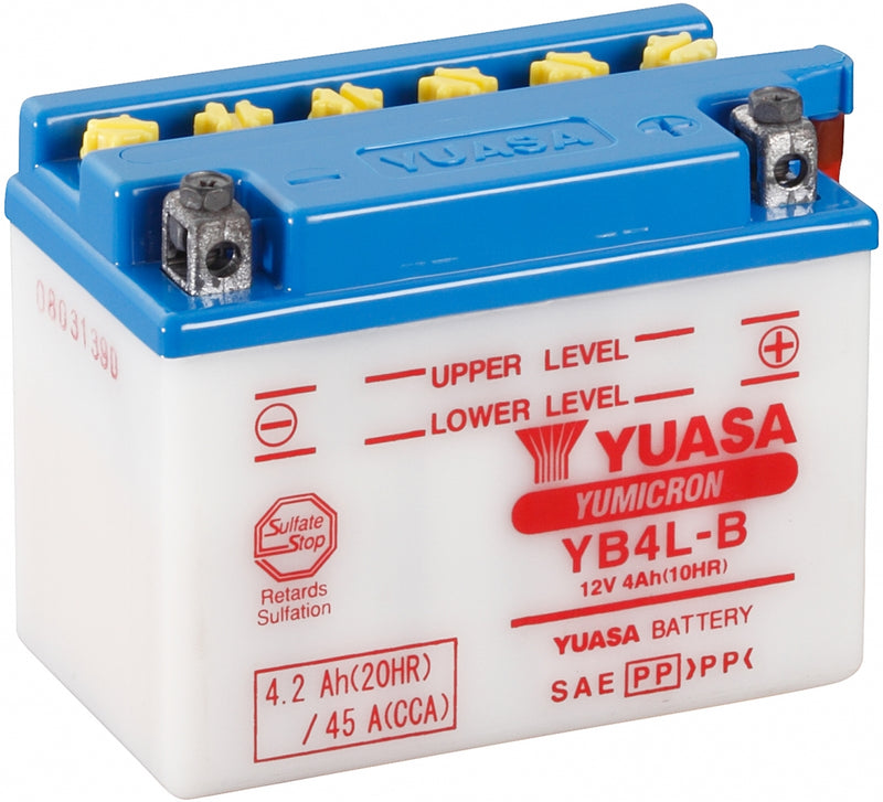 Yuasa Dry Charged Battery Yb4L-B