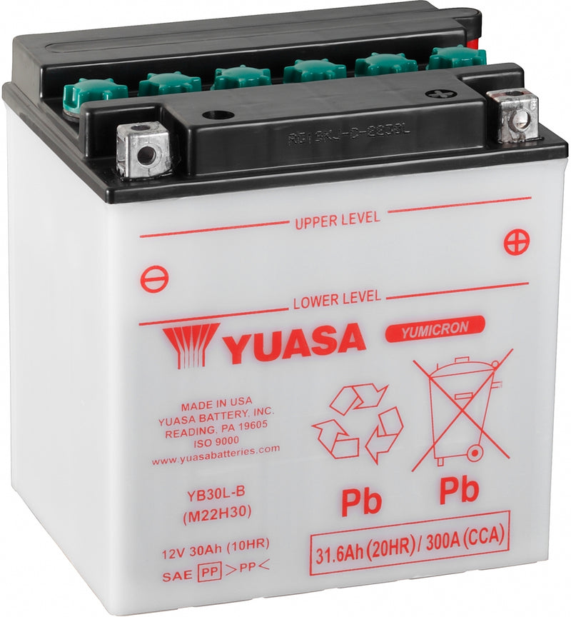 Yuasa Dry Charged Battery Yb30L-B