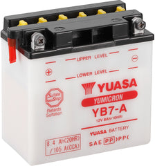 Yuasa Dry Charged Battery Yb7-A