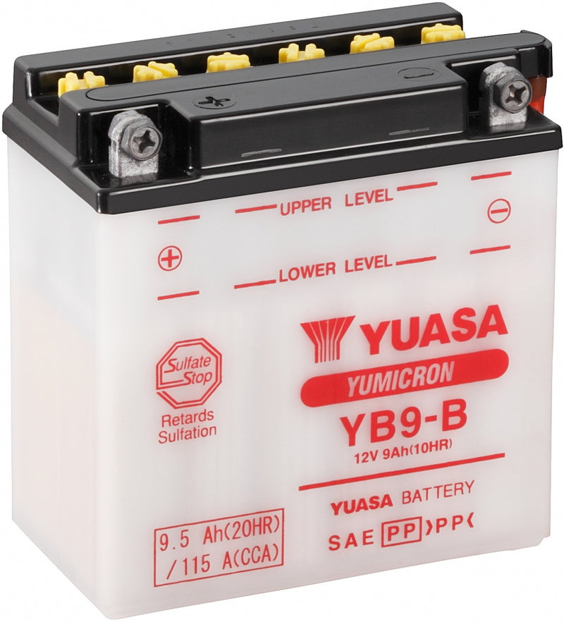 Yuasa Dry Charged Battery Yb9-B